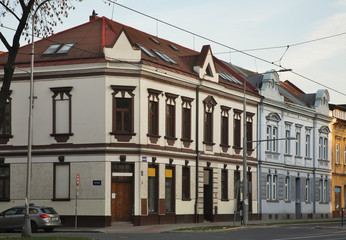 Fototapeta premium Nadrazni street in Ostrava. Czech Republic