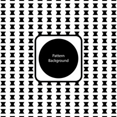 Vector Pattern Or Abstract Background, Modern Style With Black And White Color