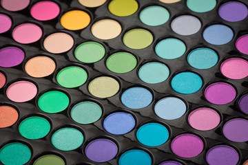 Makeup eye shadow palette