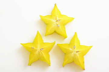 Obraz premium 新鮮なスターフルーツ