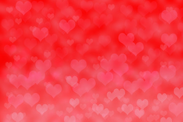 abstract  Bokeh heart shape  background