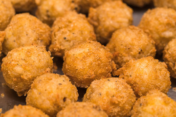 fried meatballs
