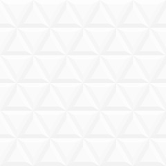 Fototapeta premium Seamless light background. Modern geometric pattern with volume repeating shapes