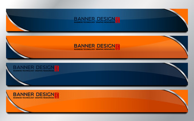 Business Banners Template Design, vector illustration