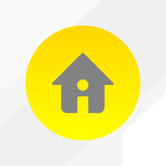 Home information minimalistic vector icon for web design and mobile application user interface