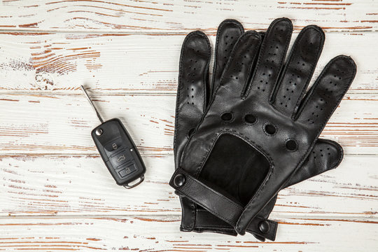 Car Keys And Driving Gloves