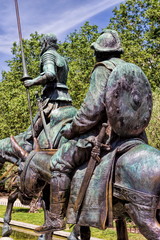 Madrid, Don Quixote und Sancho Panza