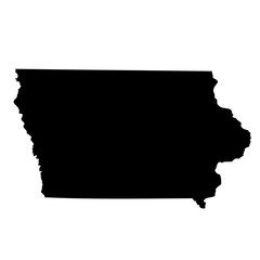 map of the U.S. state Iowa