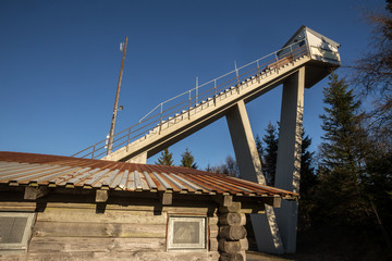 Fototapeta premium Winterberg niemcy treningowa skocznia narciarska