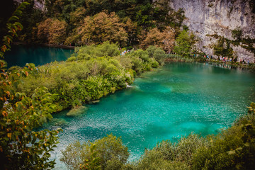 Fototapeta na wymiar plitvice lake croatia 