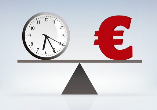Temps - Argent - Travail - Capitalisme - Euro