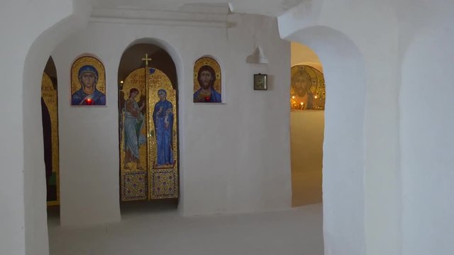Chalk Cave and Its World Famous Saint Mary Icon and the Icon Called "the Annunciation to the Blessed Holy Virgin Mary by Angel Gabriel" in Lavra