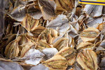 dried fish at market