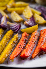 vegetables baked in the oven
