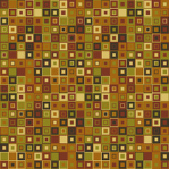 Geometric mosaic seamless pattern. The multicolored squares. Useful as design element for texture, pattern and artistic composition.