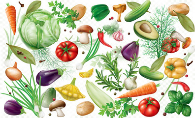 Vegetables background