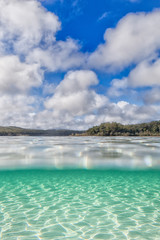 Lake McKenzie on Fraser Island
