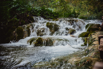 waterfall nature croatia water plitvize