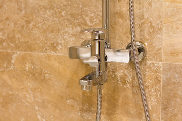 Luxury home bathroom shower.