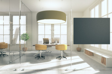 Modern meeting interior