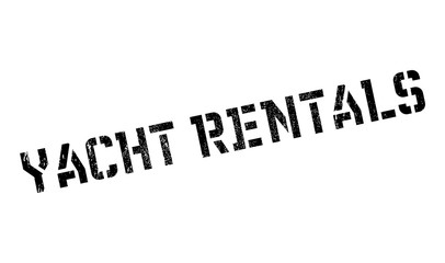 Yacht Rentals rubber stamp. Grunge design with dust scratches. Effects can be easily removed for a clean, crisp look. Color is easily changed.