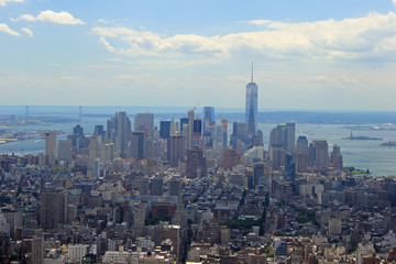 Fototapeta premium New York City from the Empire State Building