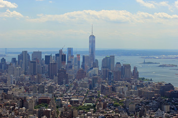 Fototapeta premium New York City from the Empire State Building