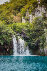 waterfall nature croatia water plitvize