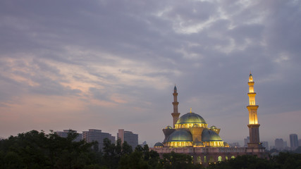 Federal Territory Mosque Sunrise