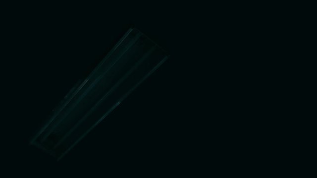 Fluorescent neon light tubes flickering when switching on and off