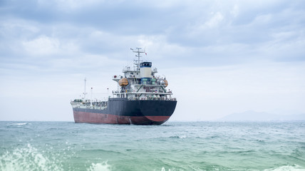 Cargo Ship at sea