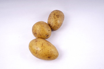 potato isolated on white background