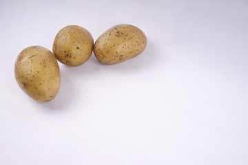potato isolated on white background