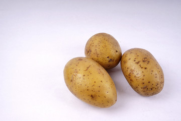 potato isolated on white background