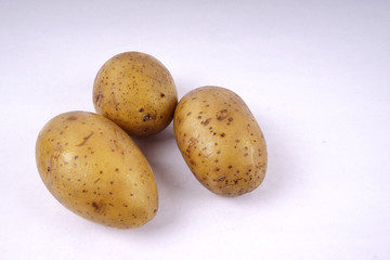 potato isolated on white background
