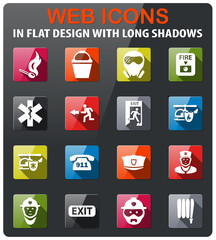 emergency icon set