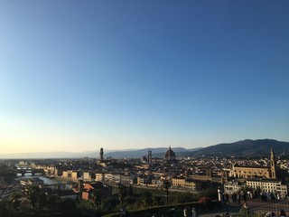 Fototapeta na wymiar Firenze, Piazzale Michelangelo