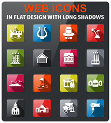 infrastructure icon set