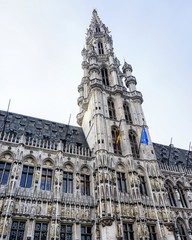 Fototapeta premium Haus, Rathaus in Belgien