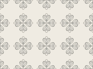 Seamless decorative pattern, vector