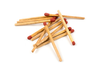 Sulfur matches matchbox isolated start light fire