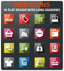 shop icon set