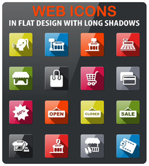 shop icon set