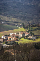 Fototapeta na wymiar Landscape Orvieto. Umbria, Italy