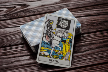 Deck of cards Tarot Rider-Waite.