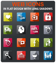 valentine day icon set