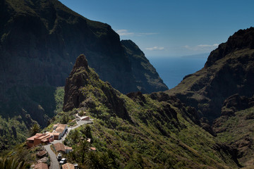 Fototapeta na wymiar Masca, Tenerife, Canary, Espana
