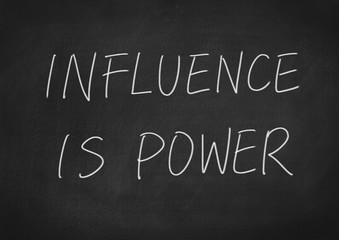 Obraz premium influence is power