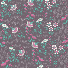 Garden seamless pattern