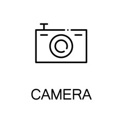 Camera flat icon